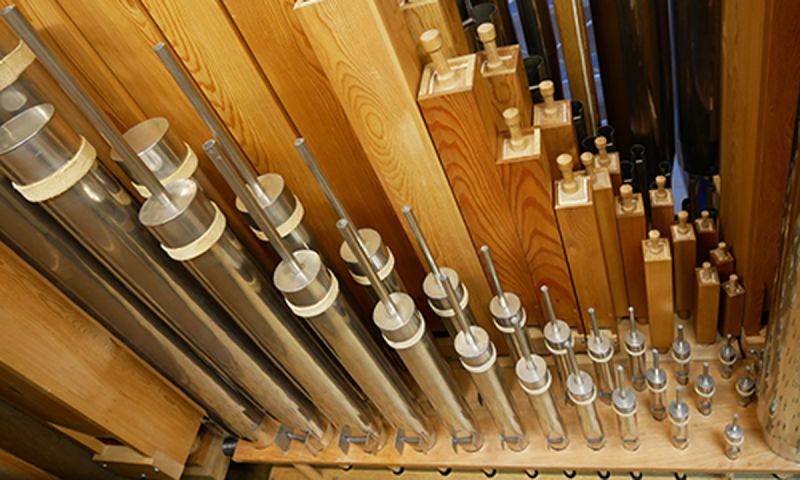 Orgeldetailfoto Schuster-Orgel Magdeburg, St. Sebastian