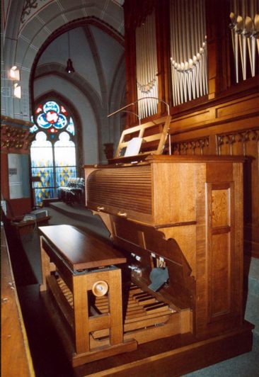 Orgeldetailfoto Eggert-Stahlhuth-Orgel Kirchen
