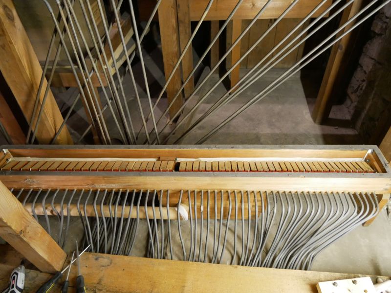 Orgeldetailfoto Ernst-Röver-Orgel Neinstedt