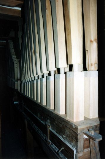 Orgeldetailfoto Christian-Friedrich-Poppe-Orgel Großenstein