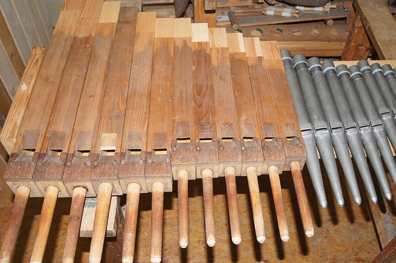 Orgeldetailfoto Ernst-Röver-Orgel Neinstedt