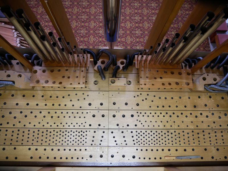 Orgeldetailfoto Schuster-Orgel Magdeburg, St. Sebastian