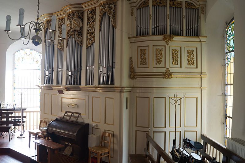 Orgeldetailfoto Gebr.-Jehmlich-Orgel Bärenstein