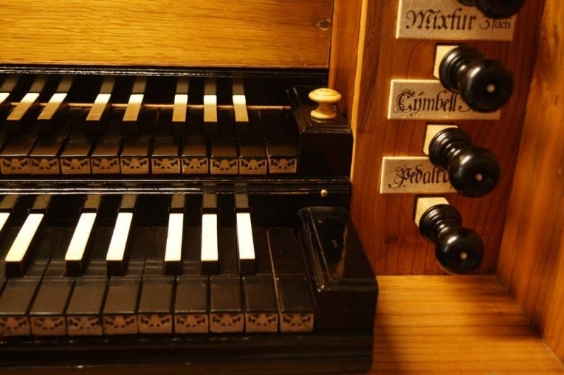 Orgeldetailfoto Christoph-Gottlob-Donati-Orgel Lichtenwalde