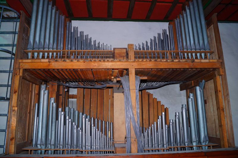 Orgeldetailfoto Sauer-Orgel Kahla