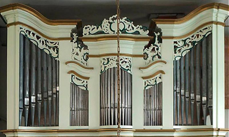 Orgeldetailfoto Schütz-Orgel Leitlitz