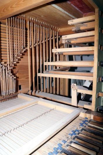Orgeldetailfoto Schütz-Orgel Leitlitz