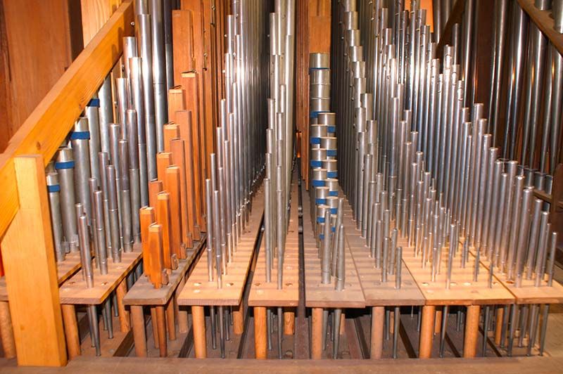 Orgeldetailfoto Richard-Kreutzbach-Orgel Ehrenfriedersdorf