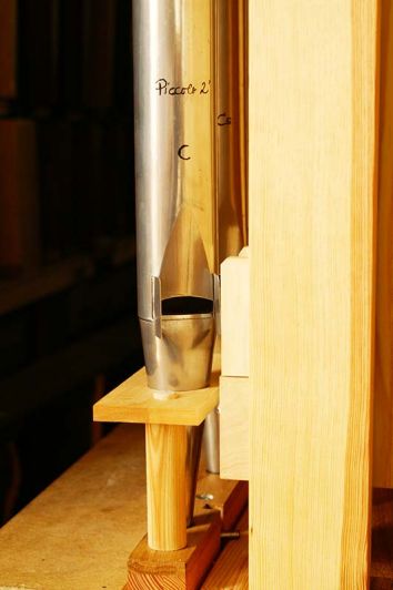 Orgeldetailfoto Hermann-Eule-Orgel Treuen