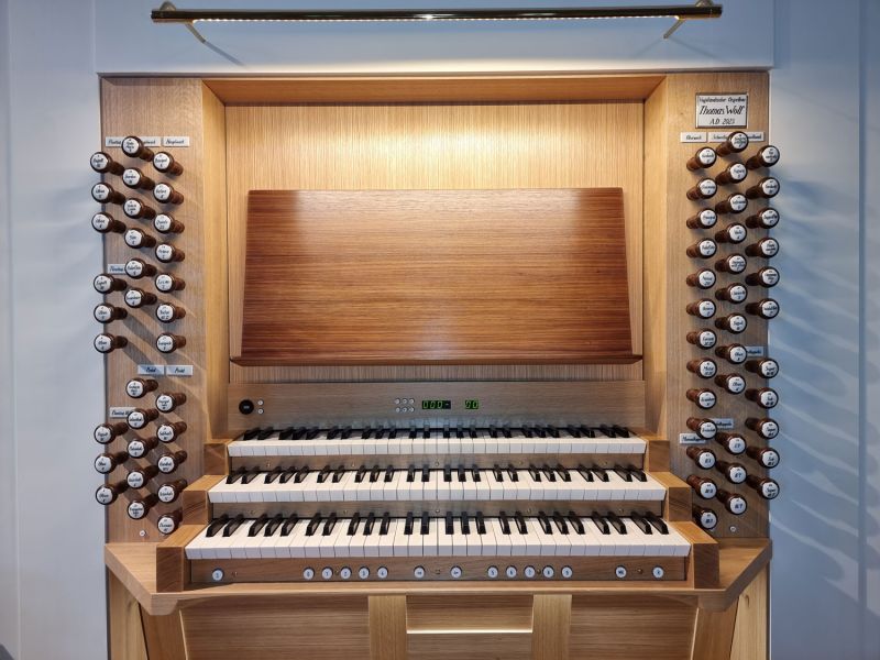 Orgeldetailfoto Neubau Orgel Plauen