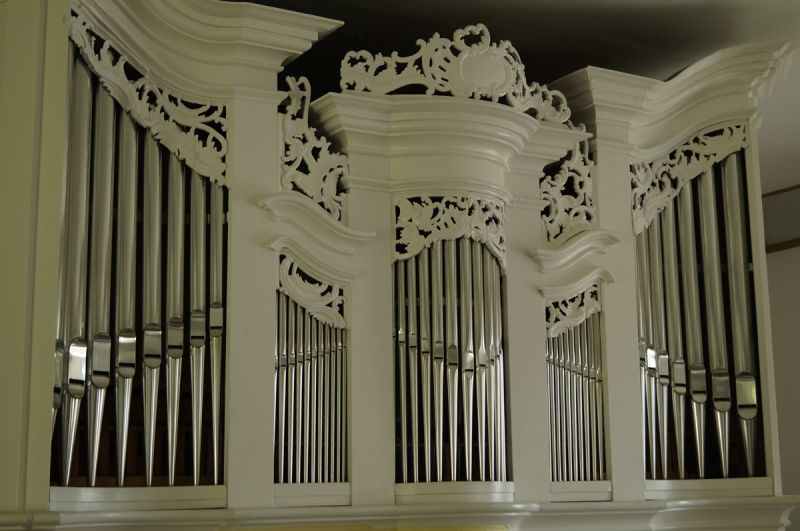 Orgeldetailfoto Schütz-Orgel Leitlitz