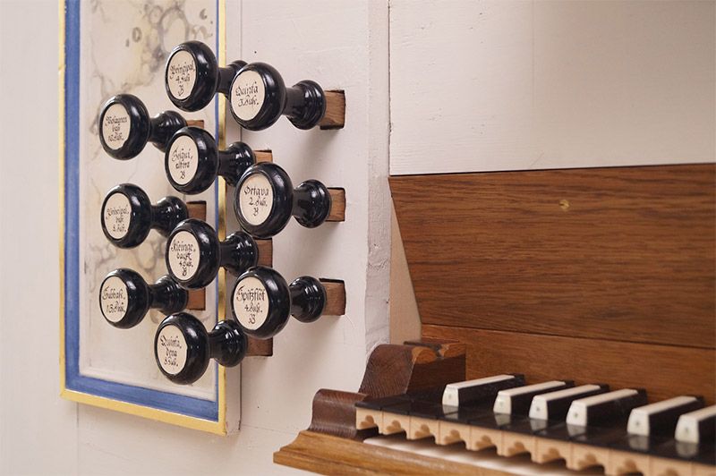 Orgeldetailfoto Johannes-Jacobus-Donati-Orgel Beierfeld