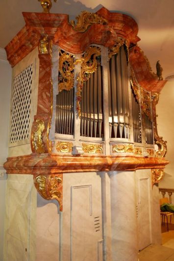 Orgeldetailfoto Neubau Orgel Pressath