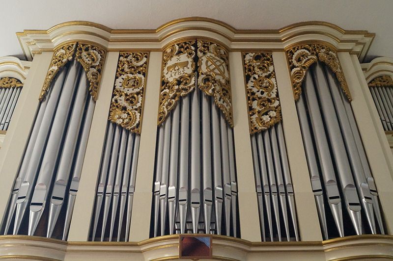 Orgeldetailfoto Gebr.-Jehmlich-Orgel Bärenstein