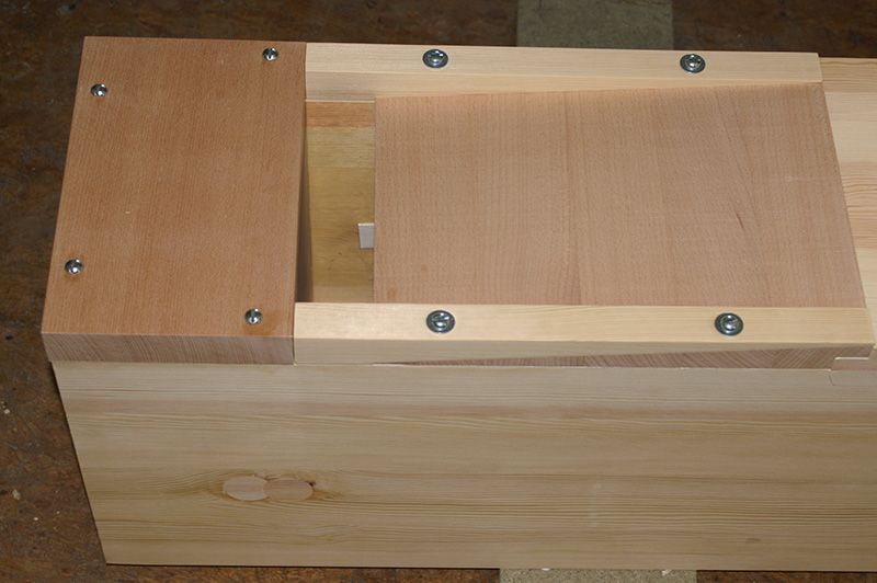 Orgeldetailfoto Holzpfeifenregister 32 Fuß
