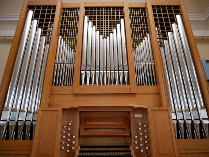 Orgeldetailfoto Thomas-Wolf-Orgel Coburg