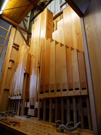 Orgeldetailfoto Schuster-Orgel Magdeburg, St. Sebastian