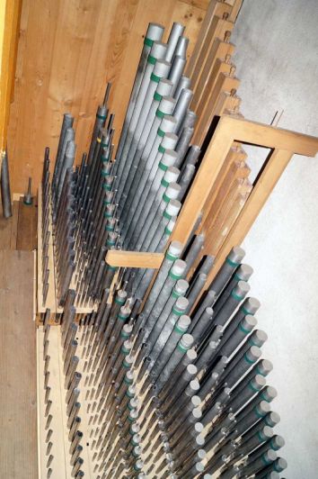 Orgeldetailfoto Gebr.-Jehmlich-Orgel Bärenstein